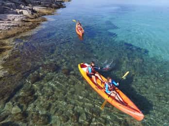 Isola di Brac: Postira a Lovrečina (St.Lovre) Kayak da mare