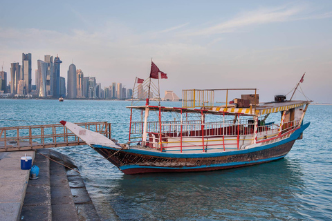 Doha: Evening Traditional Dhow boat ride at Corniche..