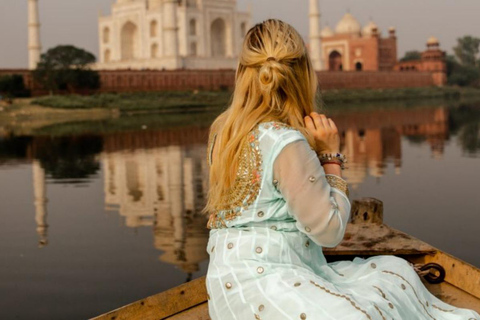 Från Delhi: 6 dagar Golden Triangle Tour med RanthamboreResa med bil + guide + 4-stjärnigt boende + tigersafari