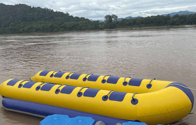 Luang Prabang Mekong River Banana Boat Water Sports ć Snacks