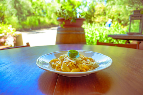 Florence: Vespa Tour with Winery Visit and Lunch Vespa Self-guided Small Group Tour - Spanish