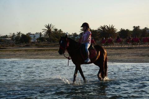 Djerba: 2 Stunden Reiten am Strand