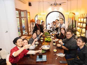 Hanoi: Matlagningskurs i en lokal villa med marknadstur