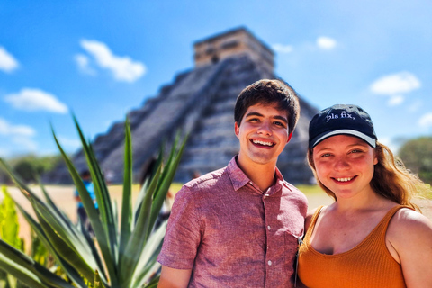 Cancún: Chichen Itza, Cenote & Valladolid Tour met LunchGedeelde tour met trefpunten