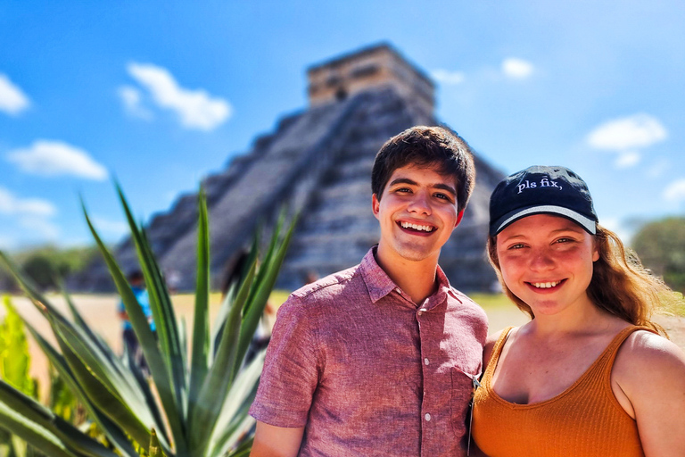 Cancun : Chichen Itza, Cenote et Valladolid avec déjeunerVisite privée avec prise en charge à l'hôtel