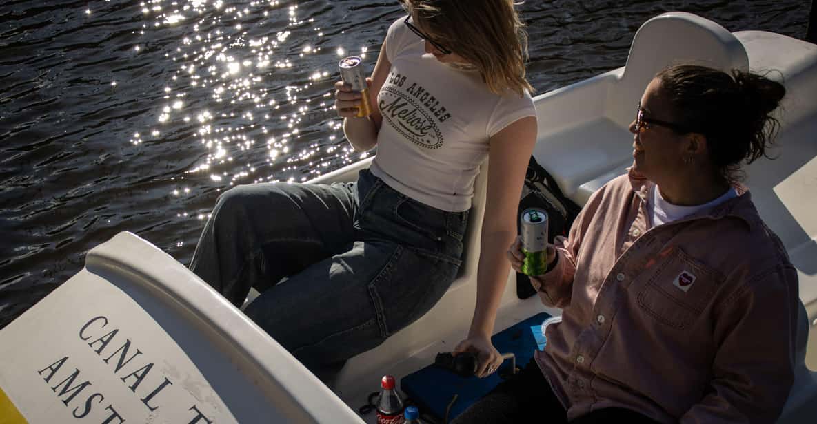 Afbeelding 1 van Amsterdam: bepaal je eigen route over de grachten met een waterfiets