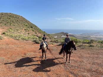 2 horas de passeio a cavalo nas Montanhas Verdes
