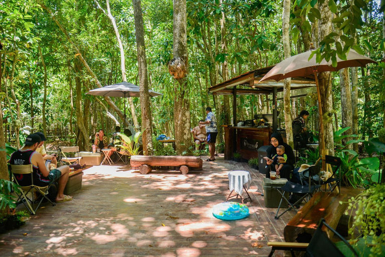 Krabi Private Escape: Emerald Pool, Hot Springs & Tiger Cave Private Van