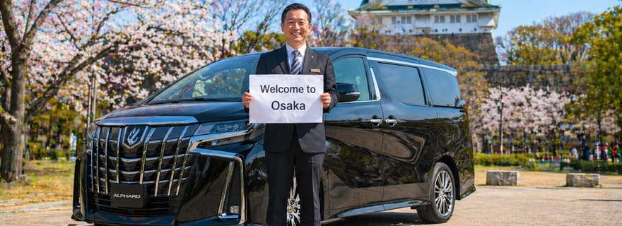 Trasferimento privato da/per Osaka all'aeroporto Kansai Intl. KIX