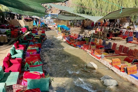 Marrakech: Ourika Waterfall, Atlas Mountain, Pottery & Lunch Private Ourika valley Tour with Guide & lunch included
