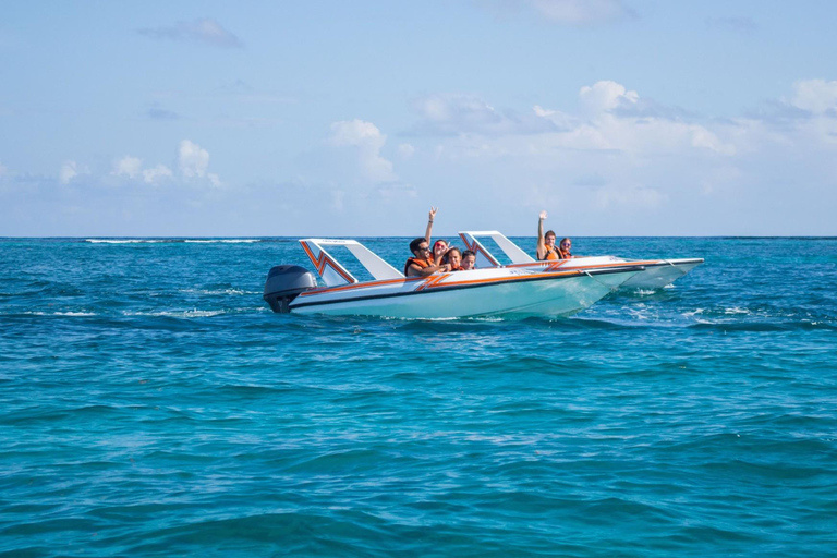 Bateau rapide et plongée en apnée à Punta Cana