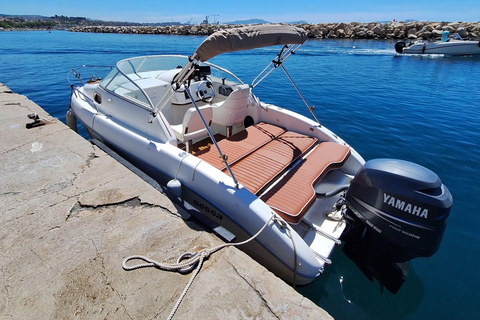 Private Boat with Skipper: French Riviera & Hidden Gems ALL DAY LONG Private Boat + Skipper 8h