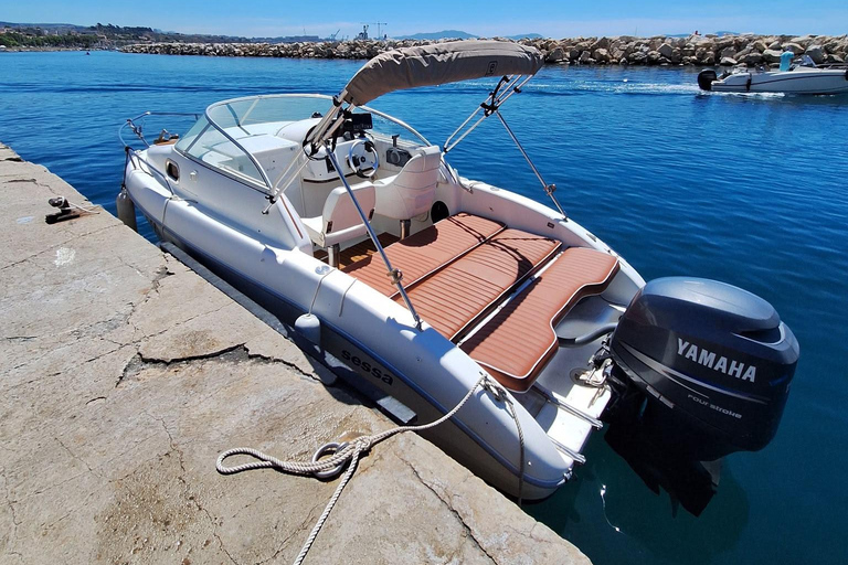 Private Boat with Skipper: French Riviera & Hidden Gems ALL DAY LONG Private Boat + Skipper 8h