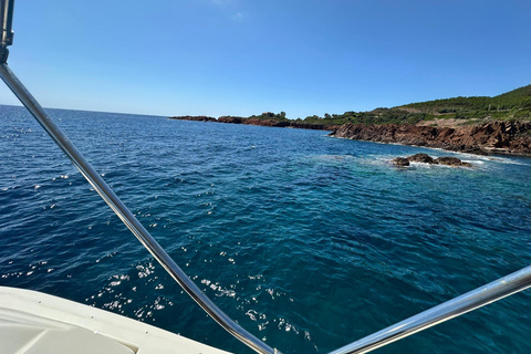 Cannes: Boat cruise to the Leyrins Islands or the Rochers Rouges 4-hour boat ride on an 11m boat, Departure from Cannes