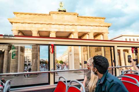 Berlin: Hopp-på hopp-av-sightseeingbuss med valgfritt cruise