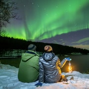 Tromsø : aurores boréales, feu de camp, boissons chaudes, excursion arctique