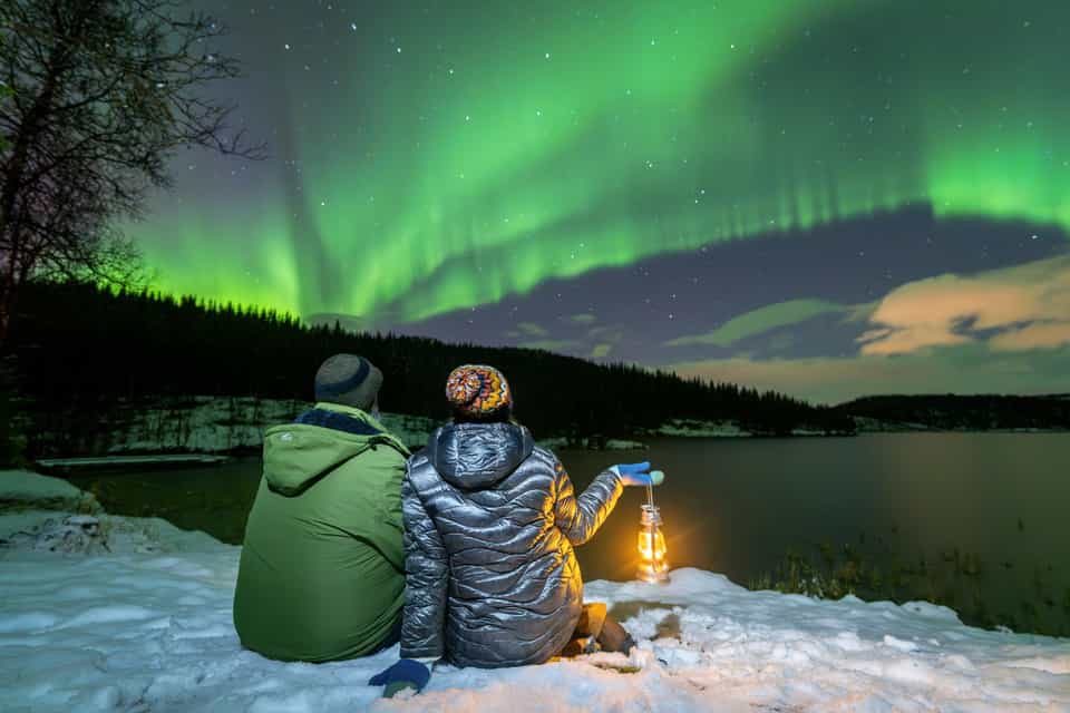 Tour zu den Polarlichtern