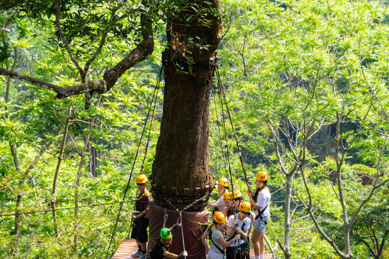 Phuket: Flying Hanuman Zipline Adventure SD4: Epic Adventure with Elephant Jungle