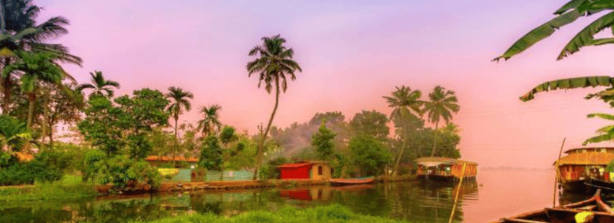 Alleppey - Tour en bateau Shikara avec croisière au coucher du soleil | Visite des villages