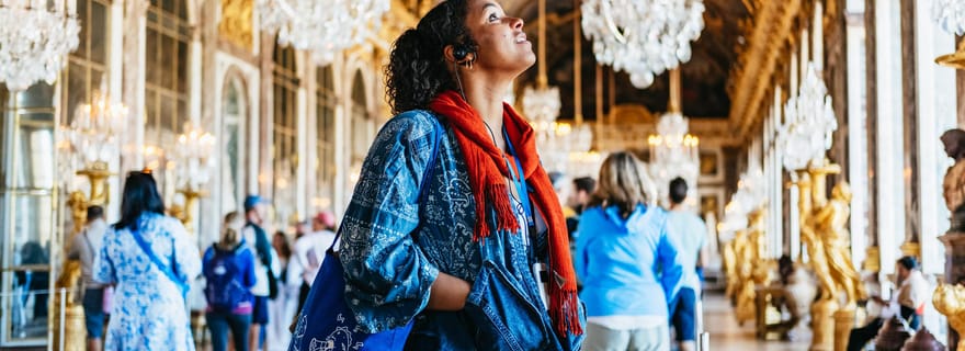 Depuis Paris : visite à vélo du château de Versailles avec billet coupe-file