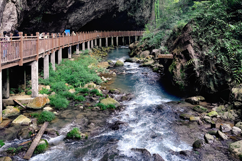 Zhangjiajie Grand Canyon, Glass Bridge with 5 Adventures Guide for other languages