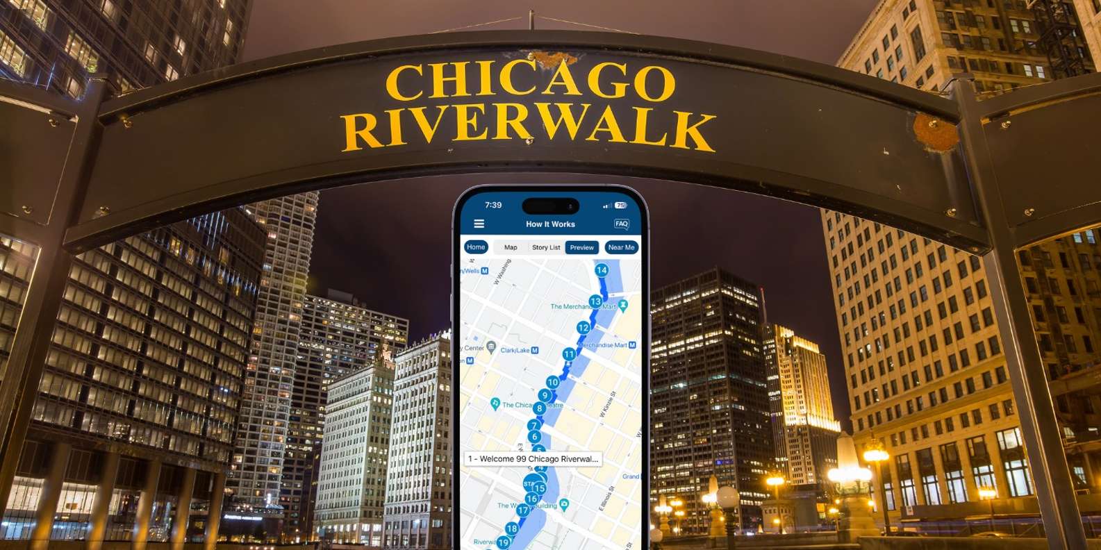Чикаго: самостоятельная пешеходная экскурсия по Риверуоку | GetYourGuide