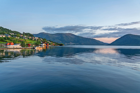 Bergen: Bondhus gletsjermeer in nationaal park Folgefonna