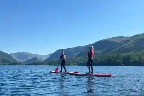 湖水地方スタンドアップパドルボード体験