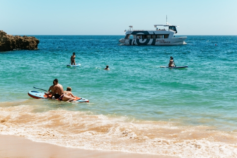 Albufeira : croisière touristique avec barbecue sur la plage et open barAlbufeira : croisière avec barbecue sur la plage et open bar
