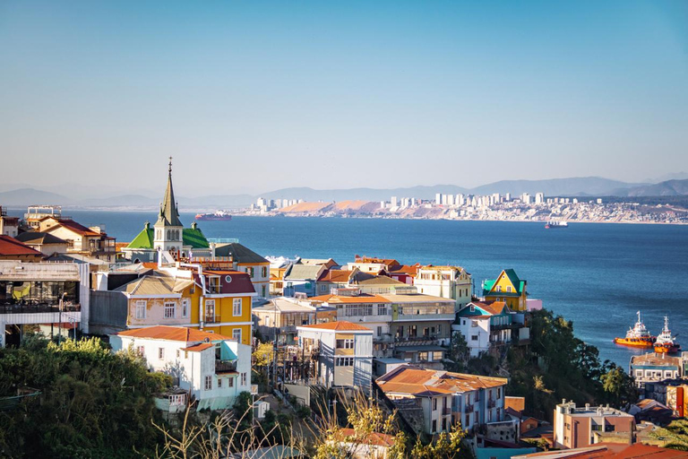 Excursão de 1 dia a Valparaíso e Vale de Casablanca saindo de Santiago