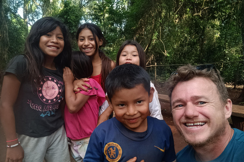 From Hotel BELMOND - Private Tour of the Argentine Falls + Guarani Village