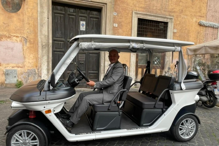 Roma: Passeio turístico particular em um carrinho de golfe