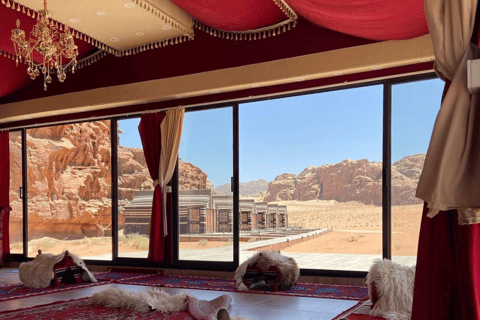 Wadi Rum : Randonnée et ascension du mont Burdah + déjeuner traditionnel