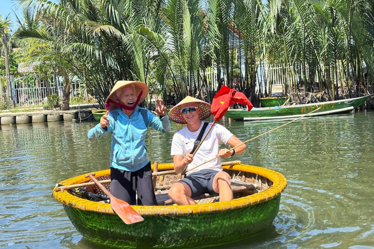 Hoi An Bike Tour: Stress Relief w Buffalo,Duck & Basket Boat E-Car Sightsee Private Tour: Explore the Insider’s Route