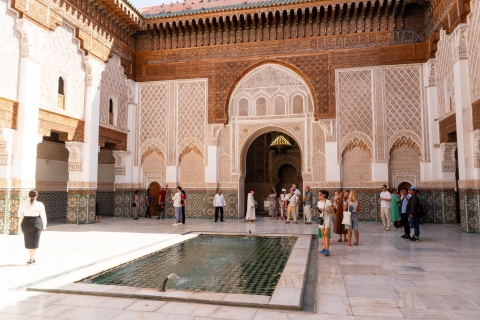 Marrakech: Madraza Ben Youssef, Jardín Secreto y Recorrido por la MedinaGrupo pequeño