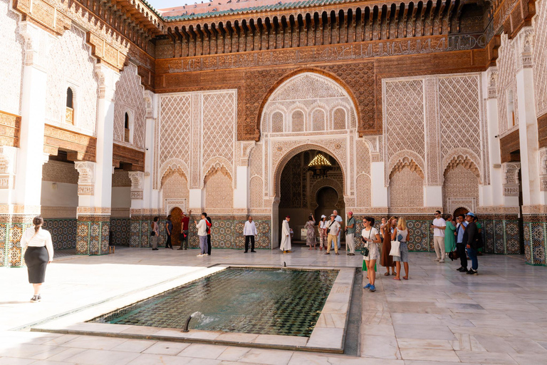 Marrakech: Ben Youssef Madrasa, hemlig trädgård och Medina TourLiten grupp