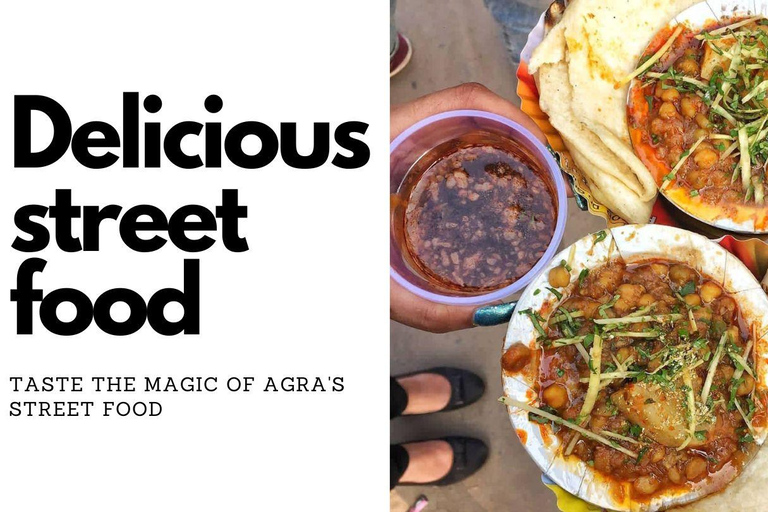 De Agra: Tour gastronômico de rua local por TUK-TUKTudo incluído - Tour gastronômico de rua em Agra pela TUK-TUK