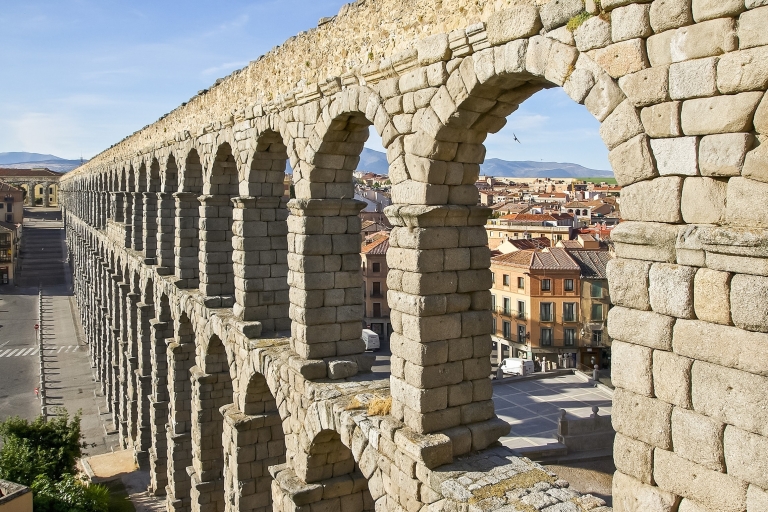 Depuis Madrid : Ségovie et Tolède avec options de visiteVisite avec Cathédrale - départ place Las Ventas