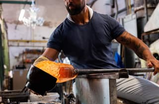 Private Tour nach Murano mit Abholung vom Hotel und Glasfabrik