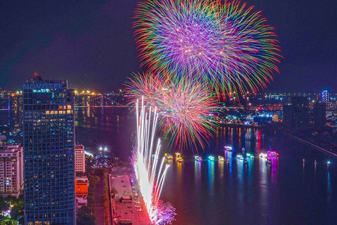 Da Nang: DIFF Fireworks Experience on a Han River Cruise [3rd Floor Seat] Set Menu Dinner Cruise | by TAURONGSONGHAN