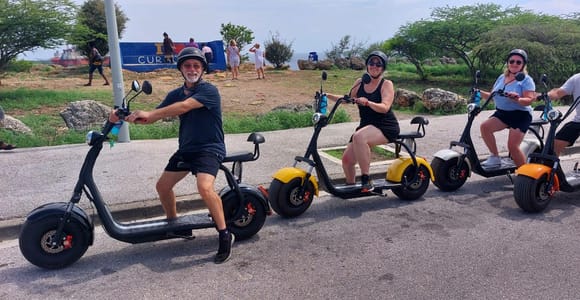 Curacao: Electric Scooter South-East Tour Adventure