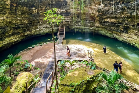 Cancún/Riviera Maya : Chichén Itzá, Valladolid et cénoteDepuis les lieux de rencontre de Cancún/Riviera Maya