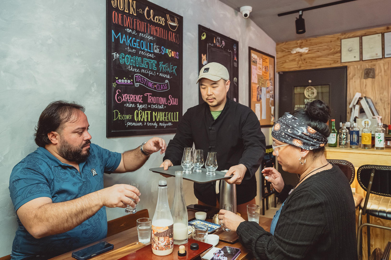 Seoul: Makgeolli and Soju Tasting Class in a Brewery