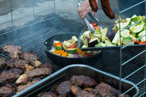Santiago, Embalse del Yeso avec barbecue