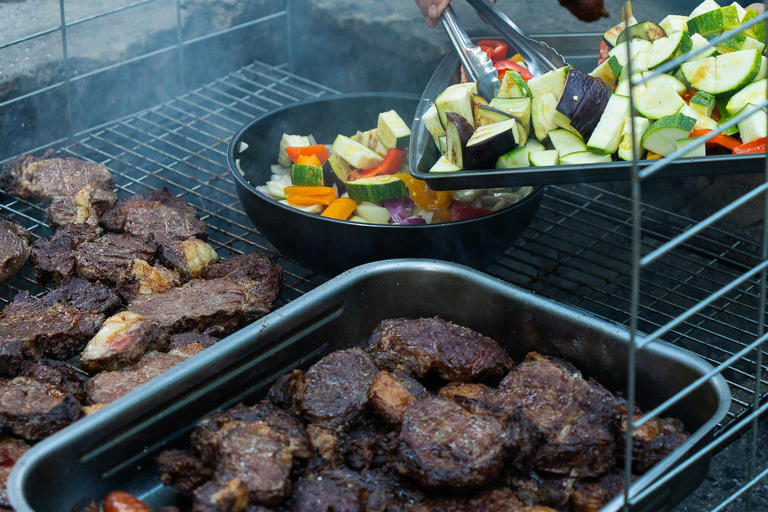 Santiago, Embalse del Yeso avec barbecue