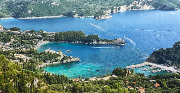 Corfu: Palaiokastritsa, Lakones & Kratsalo with Shore Option