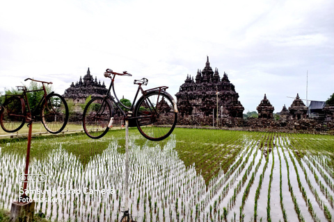 Yogyakarta: Merapi Sunrise, Plaosan Cycling & Prambanan Tour Prambanan Day or sunset Tour