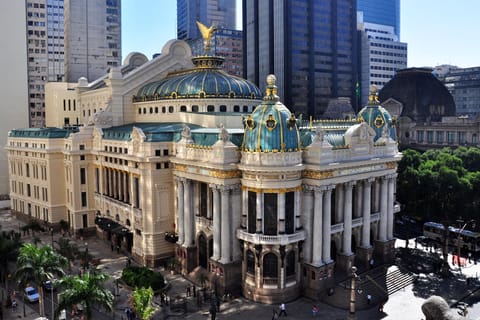Rio de Janeiro: National Theater & Library Tour with Pickup