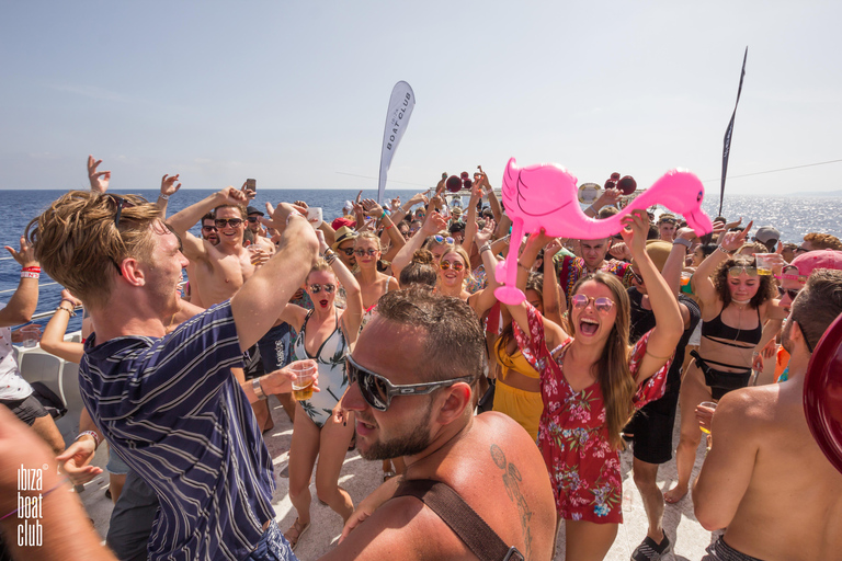 Ibiza: Solar Eclipse Festival at a floating beach club
