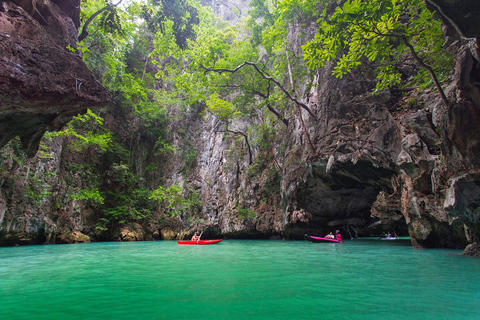 Khao Lak: James Bond eiland & kanotocht per longtailboot